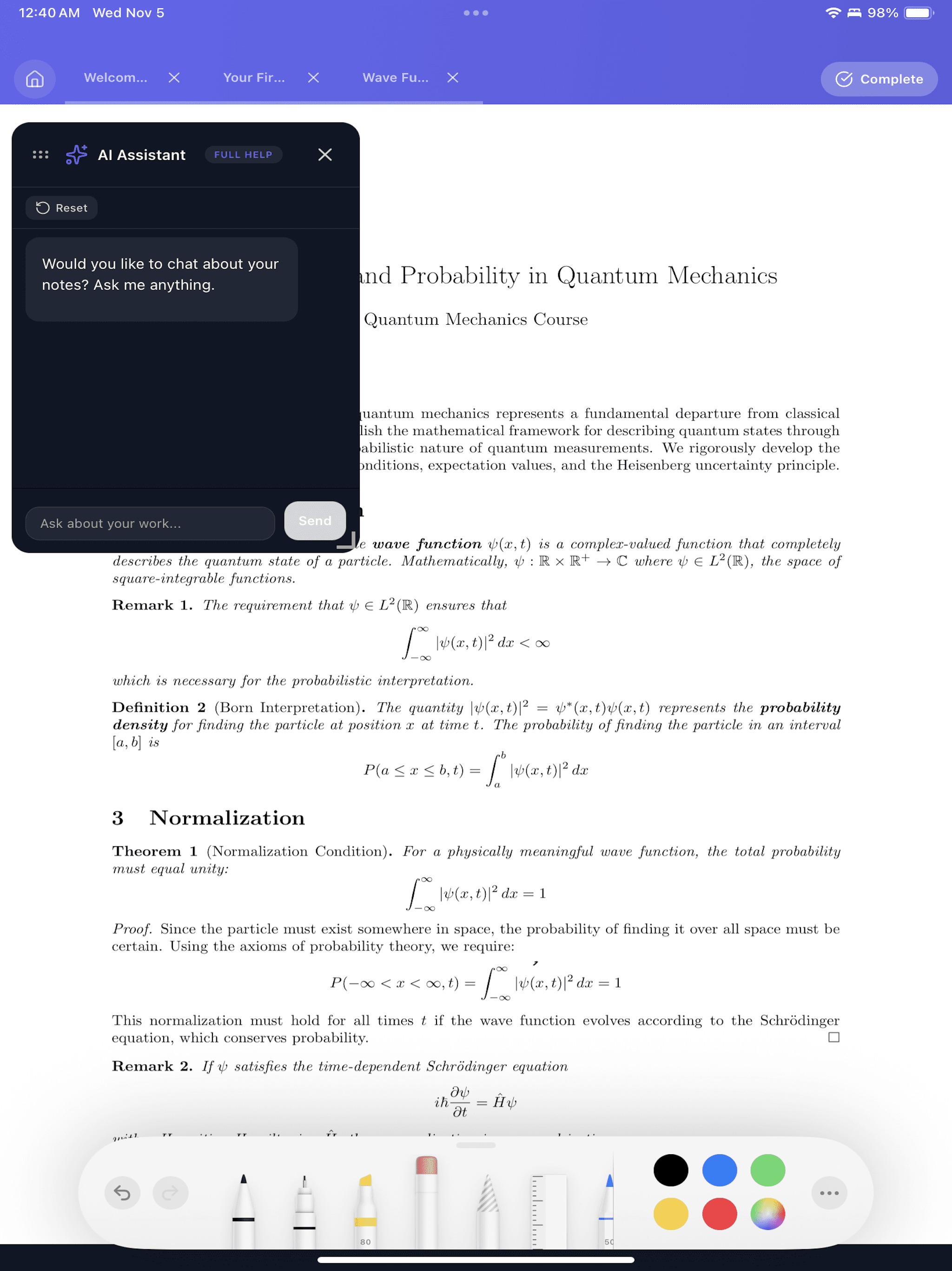 Floating AI Tutor Chat